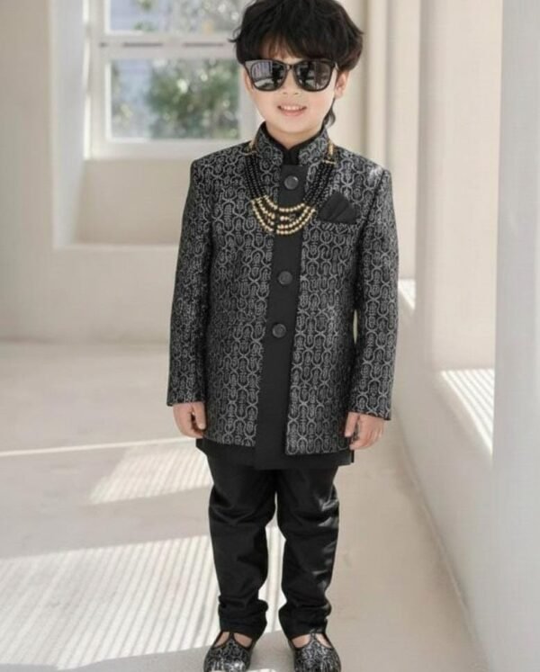 Stylish Silk Blend Sherwani Set festive & Wedding Ethnic Wear Set