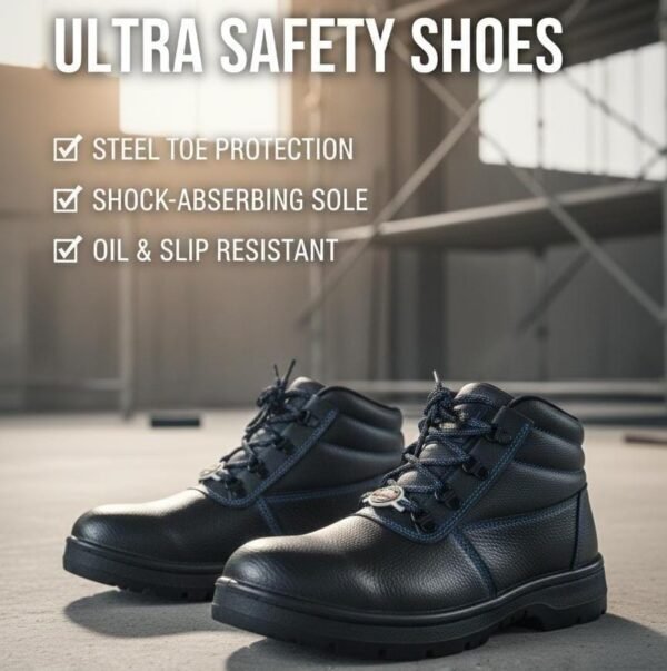 Premium High-Ankle Leather Safety shoes