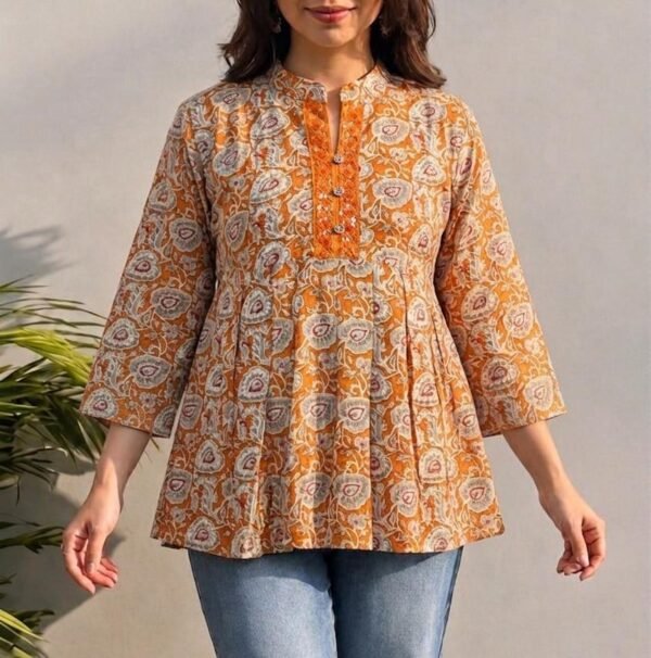 Trending Summer Cotton Crop Frock Top for Women