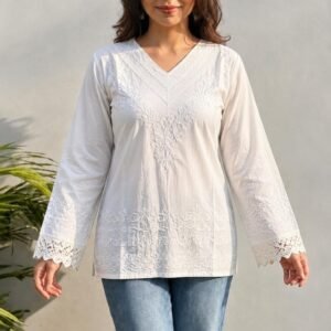 Casual V-Neck Summer Tunic Top