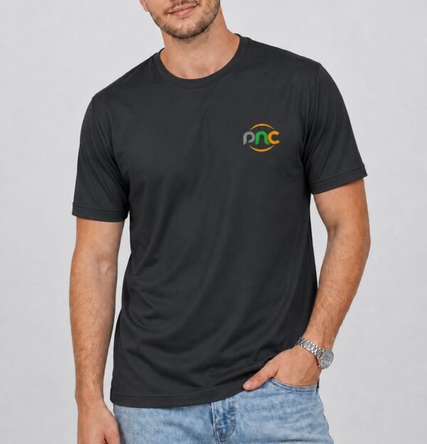 Men Polyester Round Neck 140 GSM T-Shirt